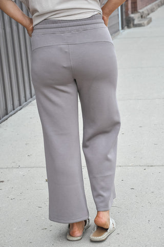 Modal Scuba Cropped Wide Pant