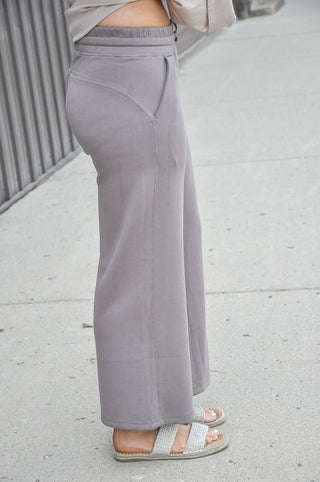 Modal Scuba Cropped Wide Pant