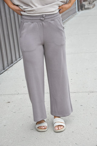 Modal Scuba Cropped Wide Pant