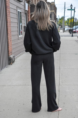Modal Scuba Mock Neck Pullover Set