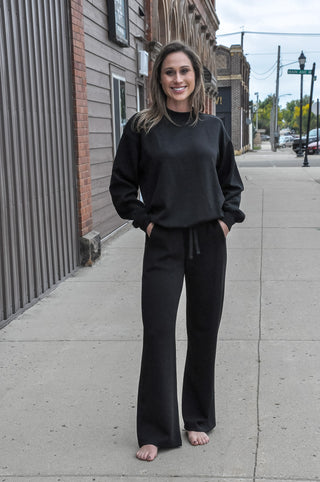 Modal Scuba Mock Neck Pullover Set
