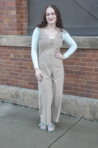 Modern Mineral Washed Jumpsuit