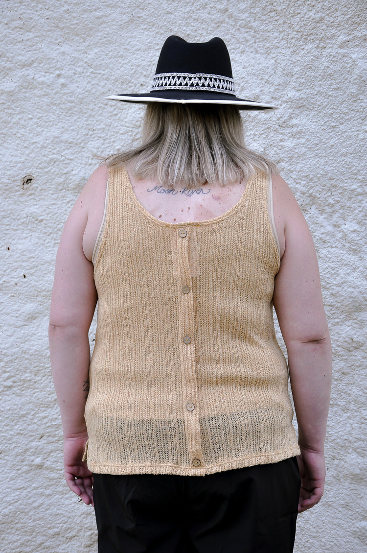 More Than This Open Knit Tank