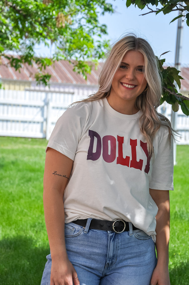 Multi-Colored Dolly Graphic Tee