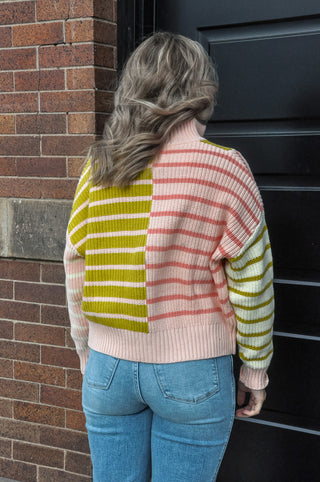 Multi Color Striped Sweater