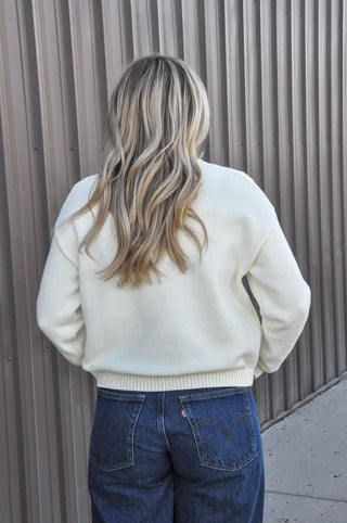 Muted Mallard Knit Sweater