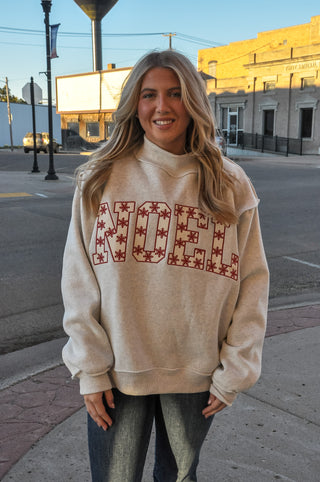 Noel Fireside Mock Pullover