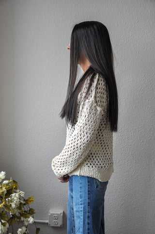 Oatmeal Knit Tunic Sweater