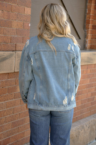 Oversize Trucker Denim Jacket