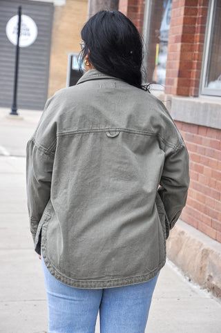 Oversized Denim Shirt Shacket