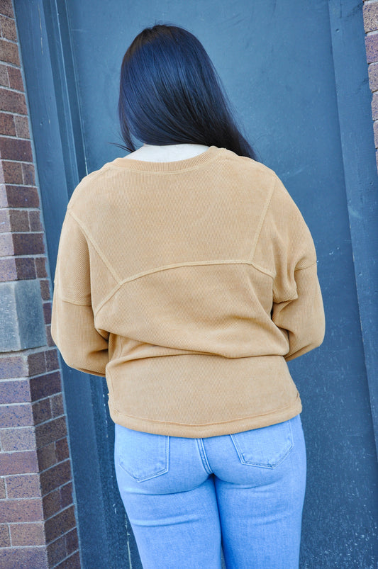 Oversized Solid Color Comfy Knit Top