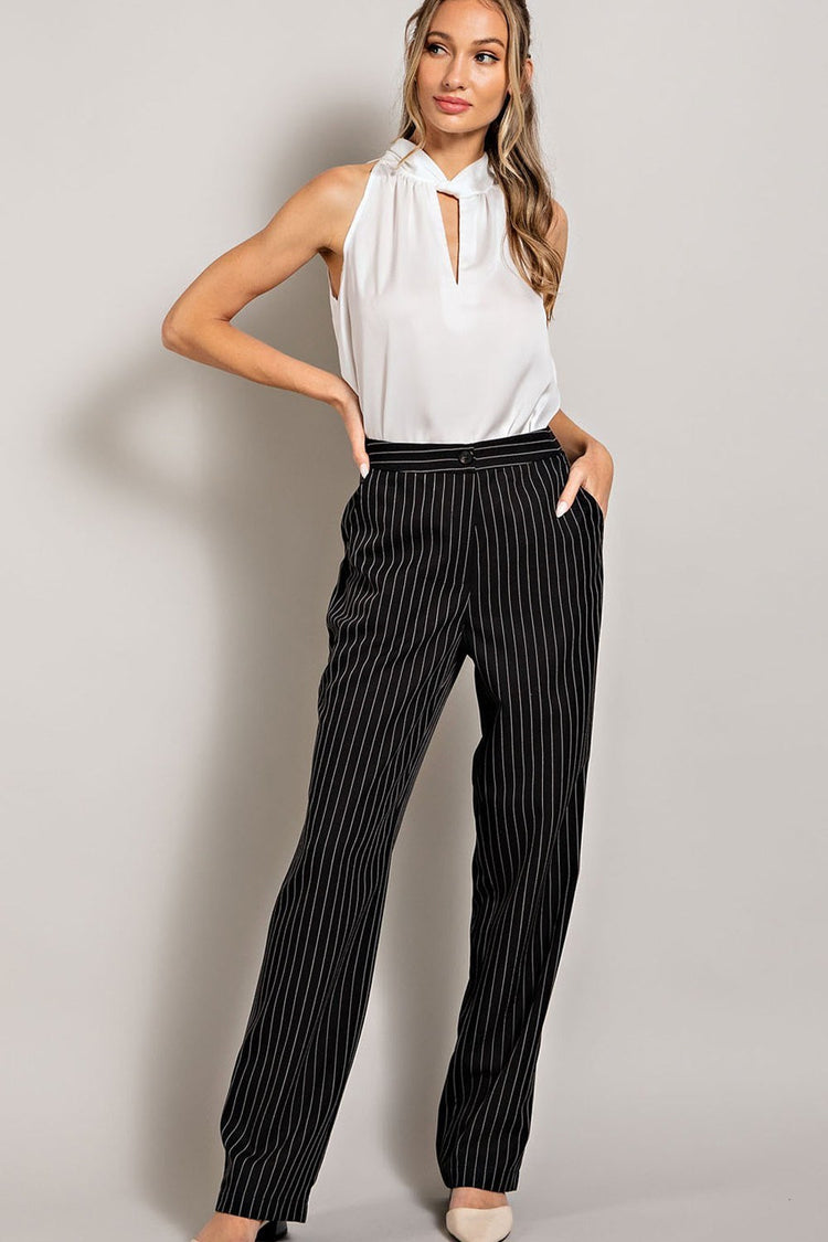 Mean Business Pinstripe Trouser Pant | JQ Clothing Co.