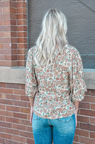 PS Kate Floral LS Top