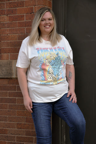 Pastel Rainbow Rock N Roll Tee