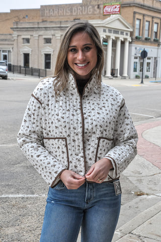 Petal Haven Quilted Jacket