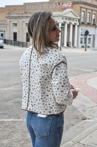 Petal Haven Quilted Jacket