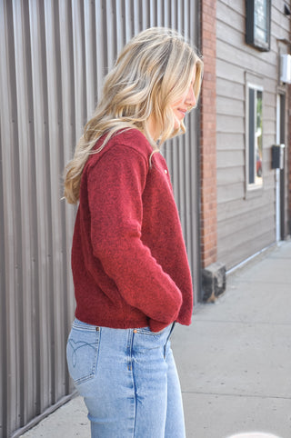 Piper Gold Button Boucle Cardigan
