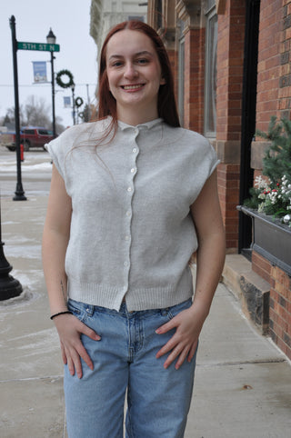 Piper Sweater Vest Cardigan