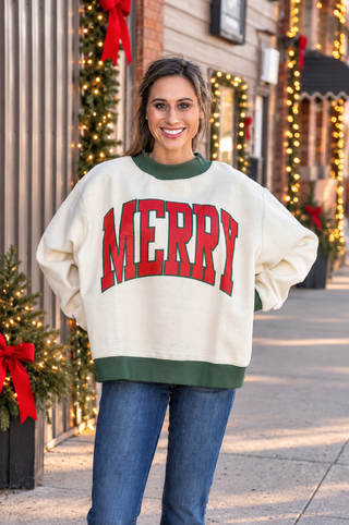 Plaid Tidings Reversible Mockneck