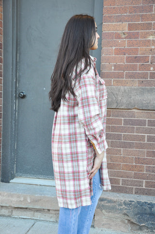 Plaid Trench Shacket