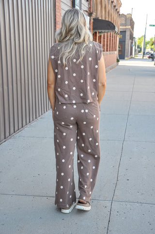 Polka Dot Tank & Pants Set