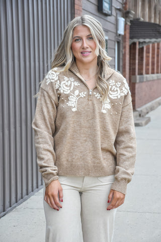 Prairie Bloom Quarter-Zip