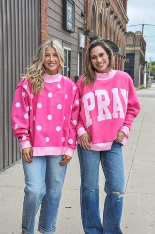 Just Pray 2-Sided Graphic Sweatshirt
