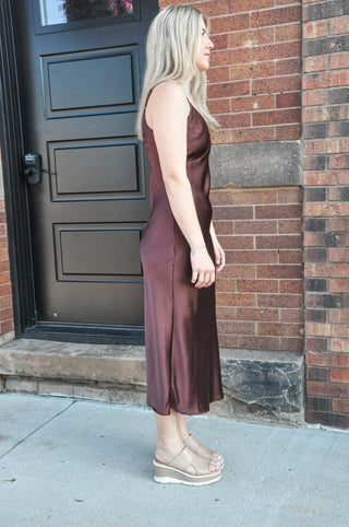 Princess Treatment Satin Midi Dress | JQ Clothing Co.