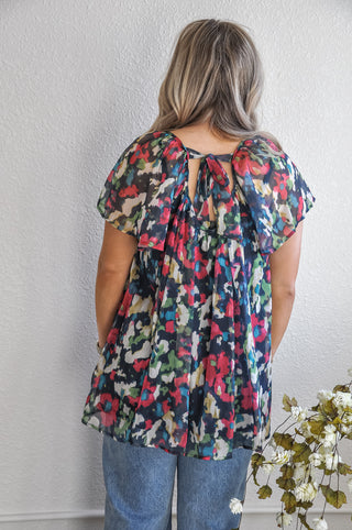 Printed Chiffon Tunic