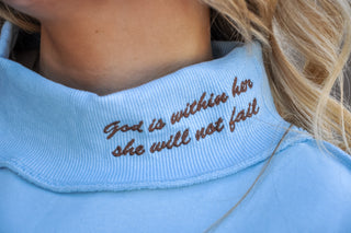 Psalms 46:5 Mock Neck Pullover