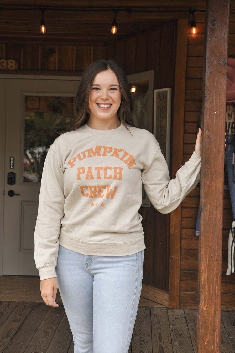 Pumpkin Patch Crew Graphic Sweatshirt