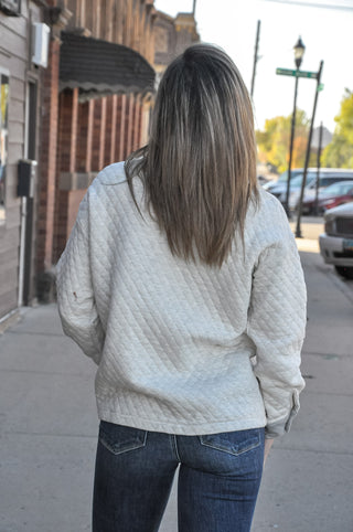 Quilted Colorblock Shacket