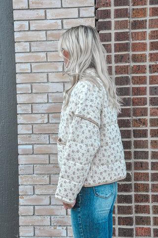 Quincy Quilted Floral Jacket