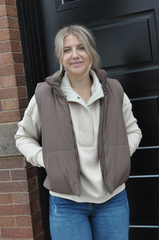 Reversible Corduroy Puffer Vest | JQ Clothing Co.