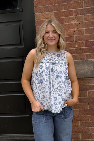 Round Neck Pleated Detailed Blouse