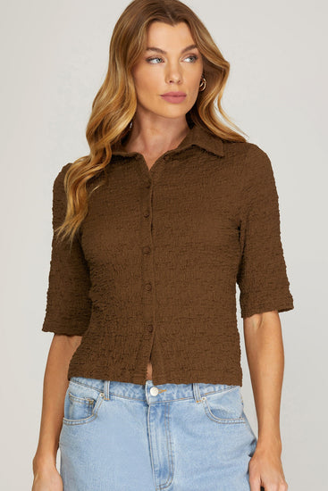 Perfect Day Textured Knit Top | JQ Clothing Co.