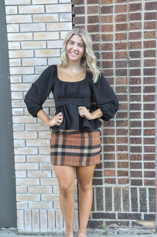 The Plaid Mini Skirt