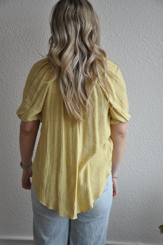 Scrunched Short Sleeve