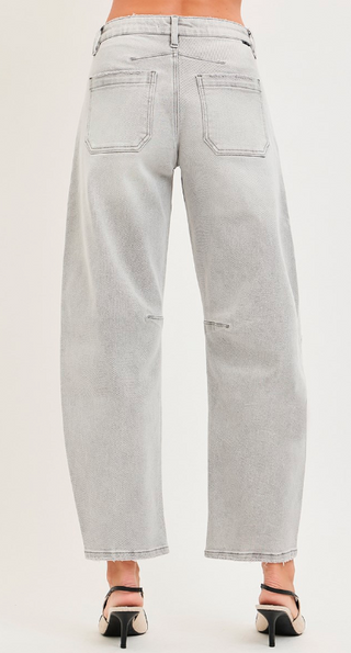 MR Barrel Leg Jean w/Patch Pocket