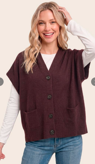 Hoodie Sweater Cardigan W/Pockets