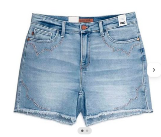 JB HW Embroidered Pocket Cutoffs