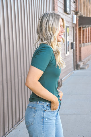 Second Skin Stretch Crew Tee
