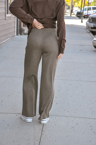 Sharp Check Tailored Pants
