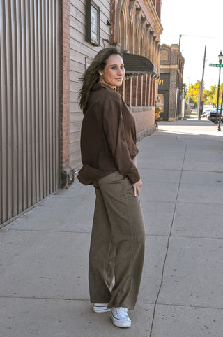 Sharp Check Tailored Pants