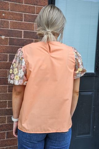 Shining & Stunning Floral Top