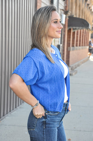 Simply Sweet Pointelle Cardi