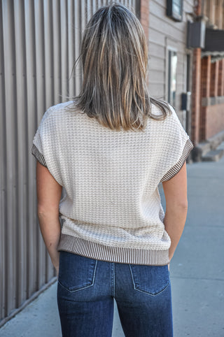 Sleeveless Summer Knit Sweater