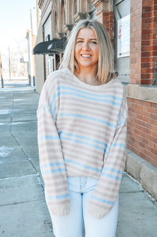 Soft Colors Stripe Comfy Sweater