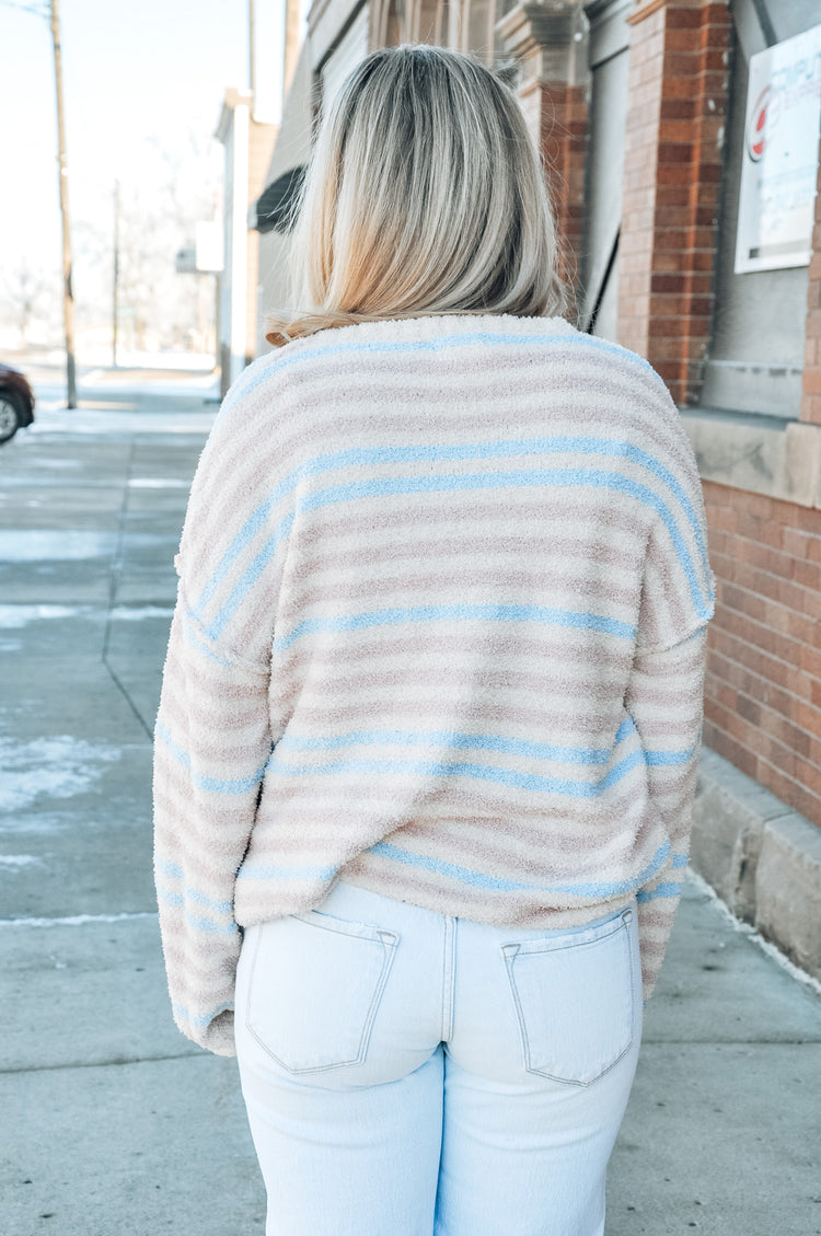 Soft Colors Stripe Comfy Sweater