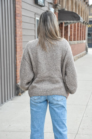 Ultra soft brushed open front cardigan.